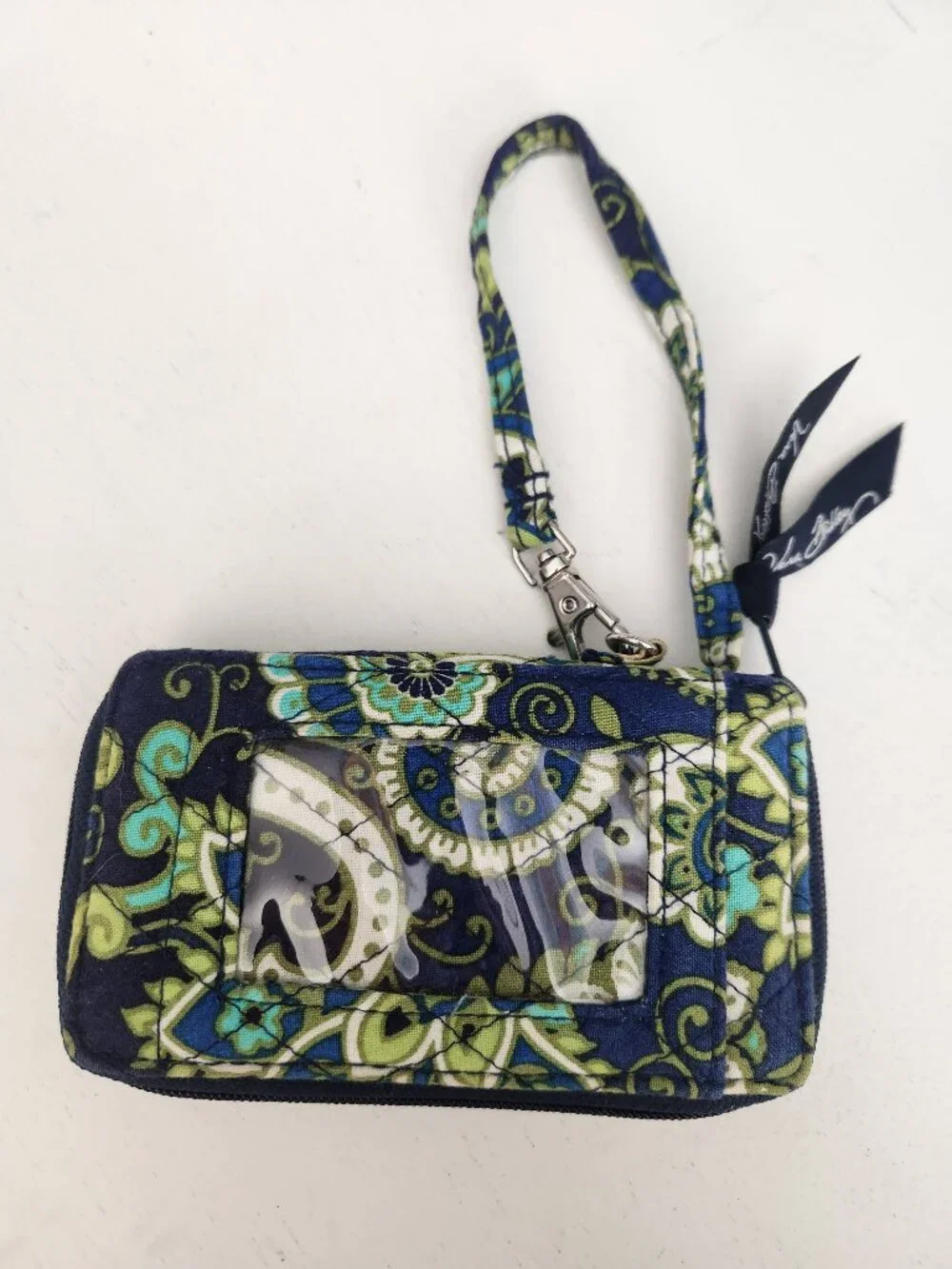Vera Bradley Wristlet in "Rhythm and Blues" - Picture 2 of 5